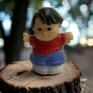 Vintage Fisher Price Asian Boy - From The Main Street Play Set - 1998